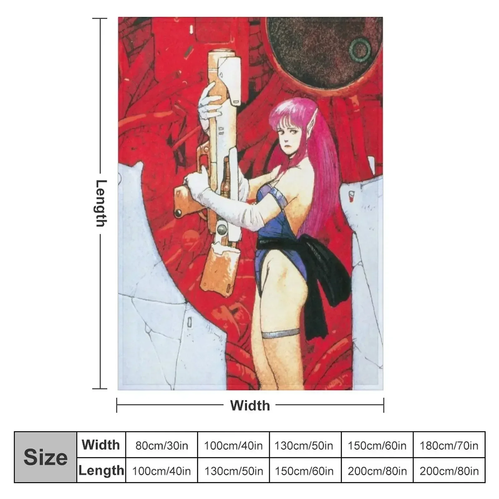 Phantasy Star II Throw Blanket for babies Shaggy Designers For Decorative Sofa Blankets