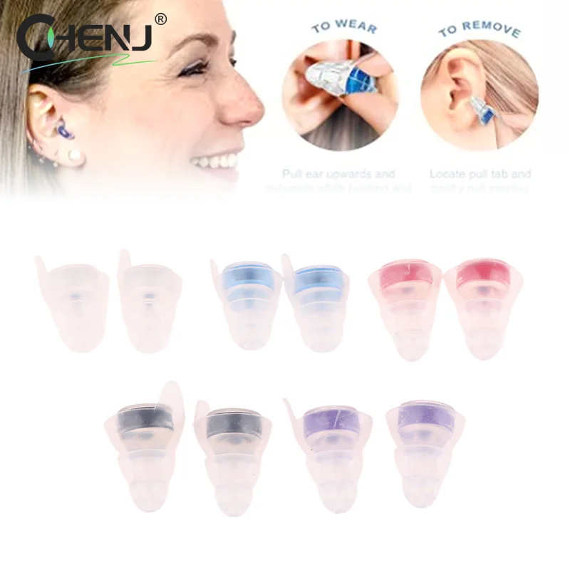 

High Fidelity Concert Ear Plugs Hearing Protection Silicone Earplugs Reusable Noise Reduction Music Ear Plugs For Concerts