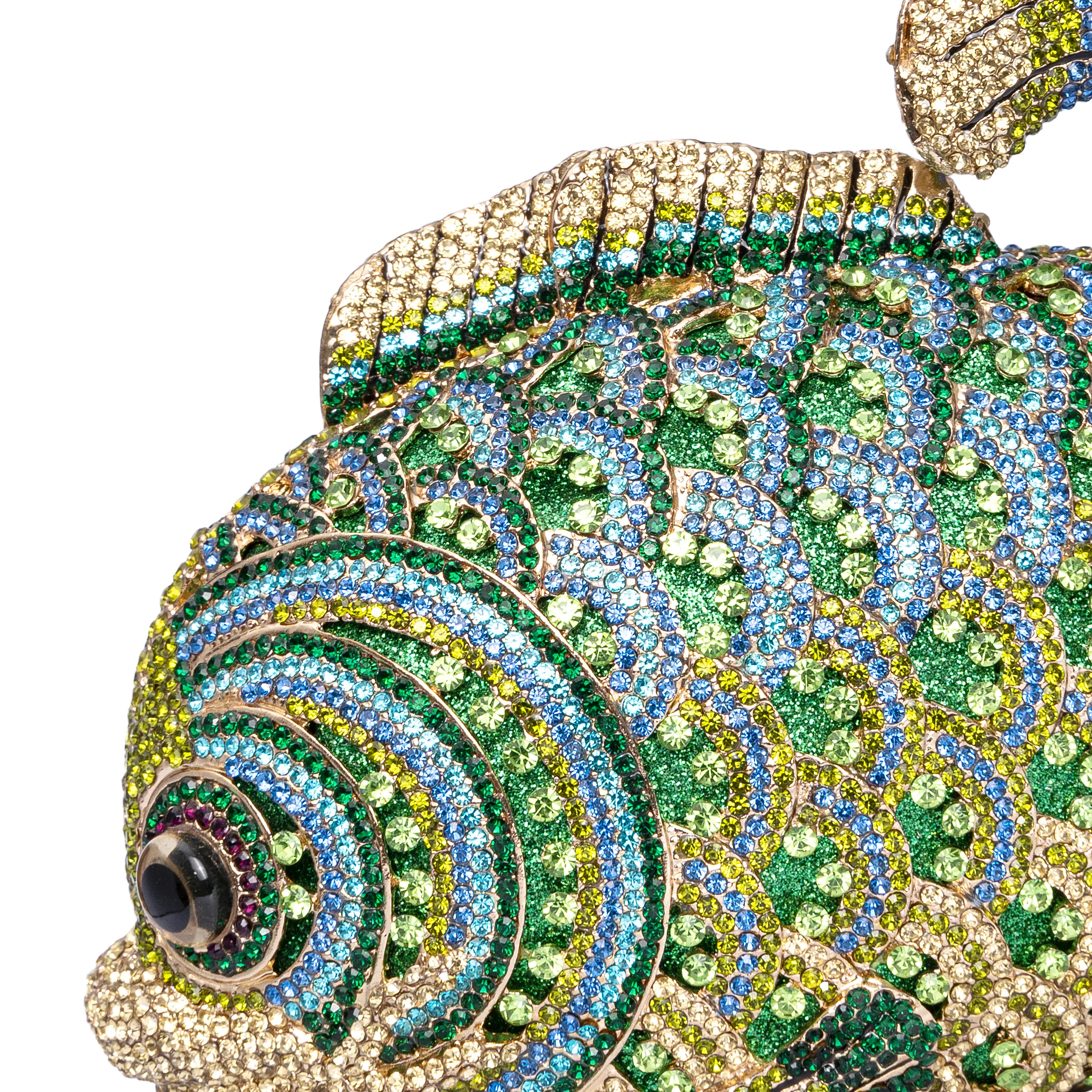 Luxury Fish  Women Rhinestones Purse Evening Bags Diamond Metal Clutches Bags Wedding Party Minaudiere Purses and Handbags