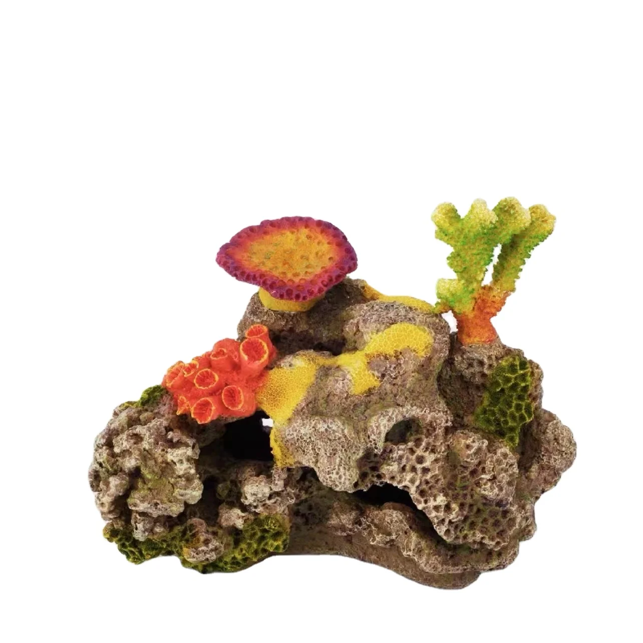 

Factory Wholesale Aquarium Resin Ornaments Fish tank Artificial Coral Reef Decoration