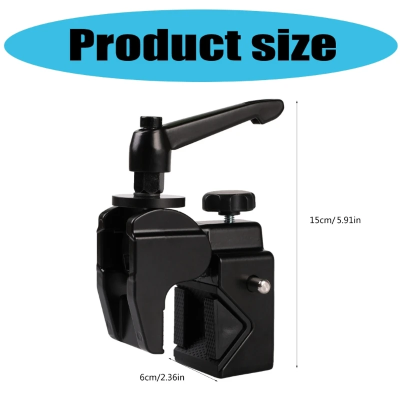 Q5WA 카메라 고정 마운트 클립 스튜디오 클램프 데스크탑 마운트 카메라 장비