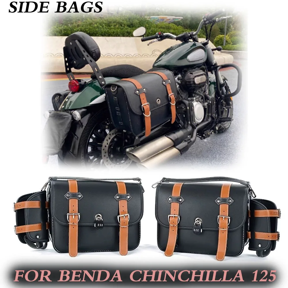 New Fit Benda chinchilla 125 chinchilla125Accessories Saddle Bag Side Bag Saddlebags Saddlebag Travel Placement shelf