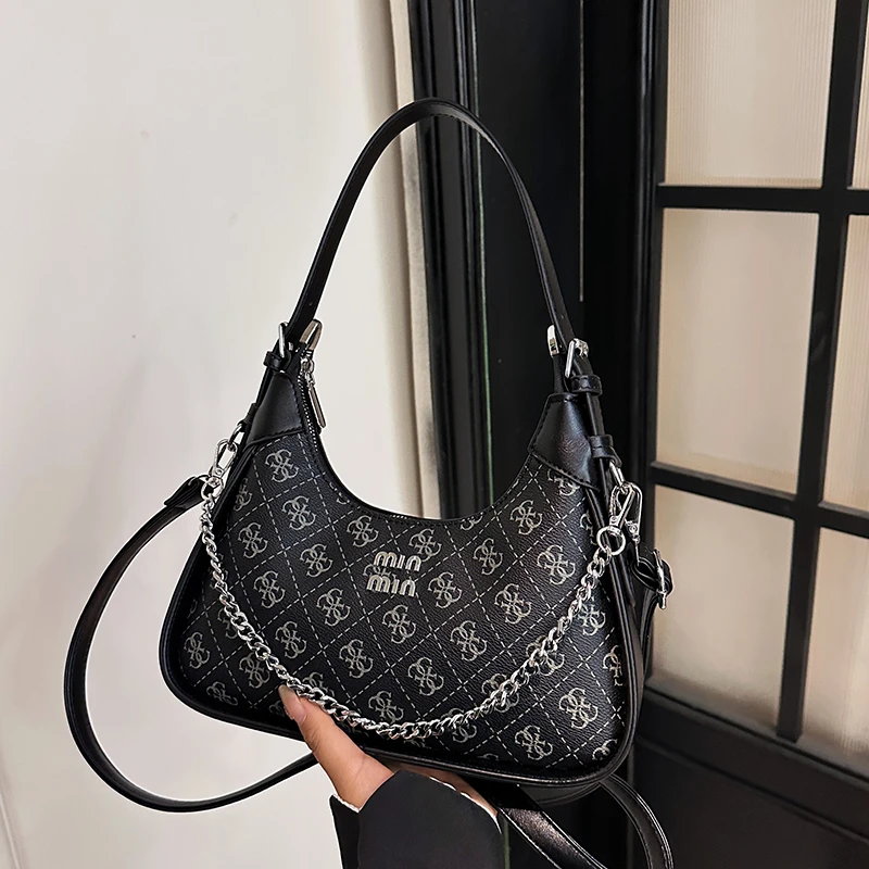 

Luxury Brand Shoulder Bag For Women, Genuine Leather Construction, Elegant Messenger Design, Popular Classic Choice
