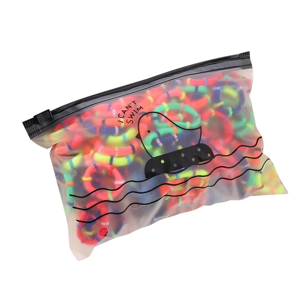 60 teile/los Bunte Elastische Haarband Gummibänder für Kinder Pferdeschwanz Unterstützung Hairties Spleißen Headrope Kinder Haar Zubehör – Detail 1