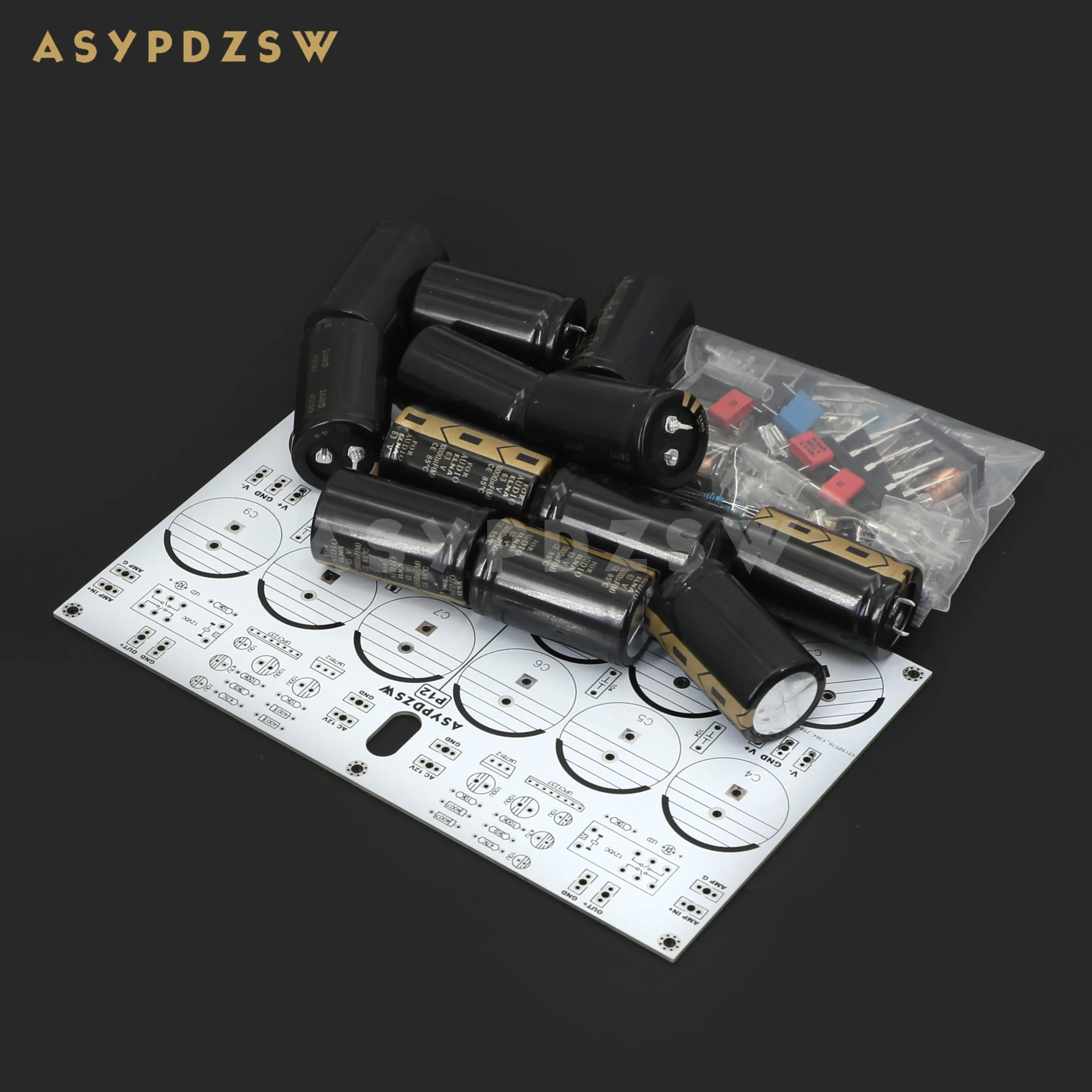 HIFI P12 Gelijkrichter filter voeding DIY Kit/Afgewerkt bord Met UPC1237 Luidsprekerbescherming