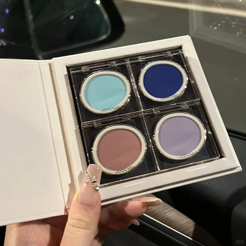 Joocyee Monochrome Lidschatten, mattes Chamäleon-Puder, geräuchert, funkelnd, perlmuttartig, glänzendes Blatt, metallisches Persönlichkeitsgrün