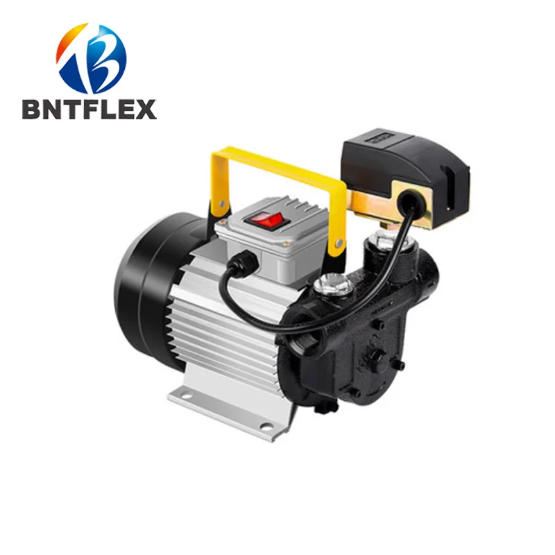 550W 220 V diesel oil well fuel dispenser accessories 0-60L/min automatic self priming pump refueling gun stop pump