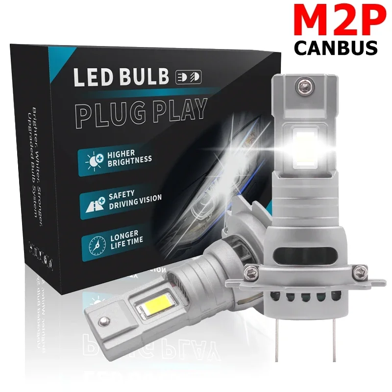 M2P 4300K 3000K H7 Led Headlight kit H11 Fog Light 9005 HB3 H1 9006 H4 Car LED Lamp LED Headlights Bulb RoHS LIGHT