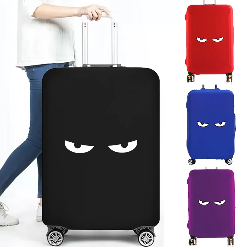 Travel Essentials Protector Suitcase Cover Cute Print for 18-32 Inch Traveling Accessories Elasticity Trolley Dust Luggage Case