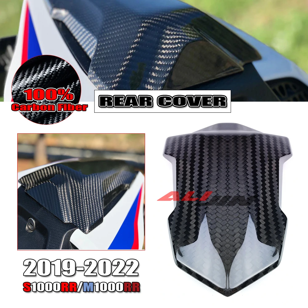 Carbon Fiber For BMW S1000RR K67 19-21 M1000RR 2021 2022 Motorbike Rear Seat Cover Tail Section Fairing Cowling Protector Guard