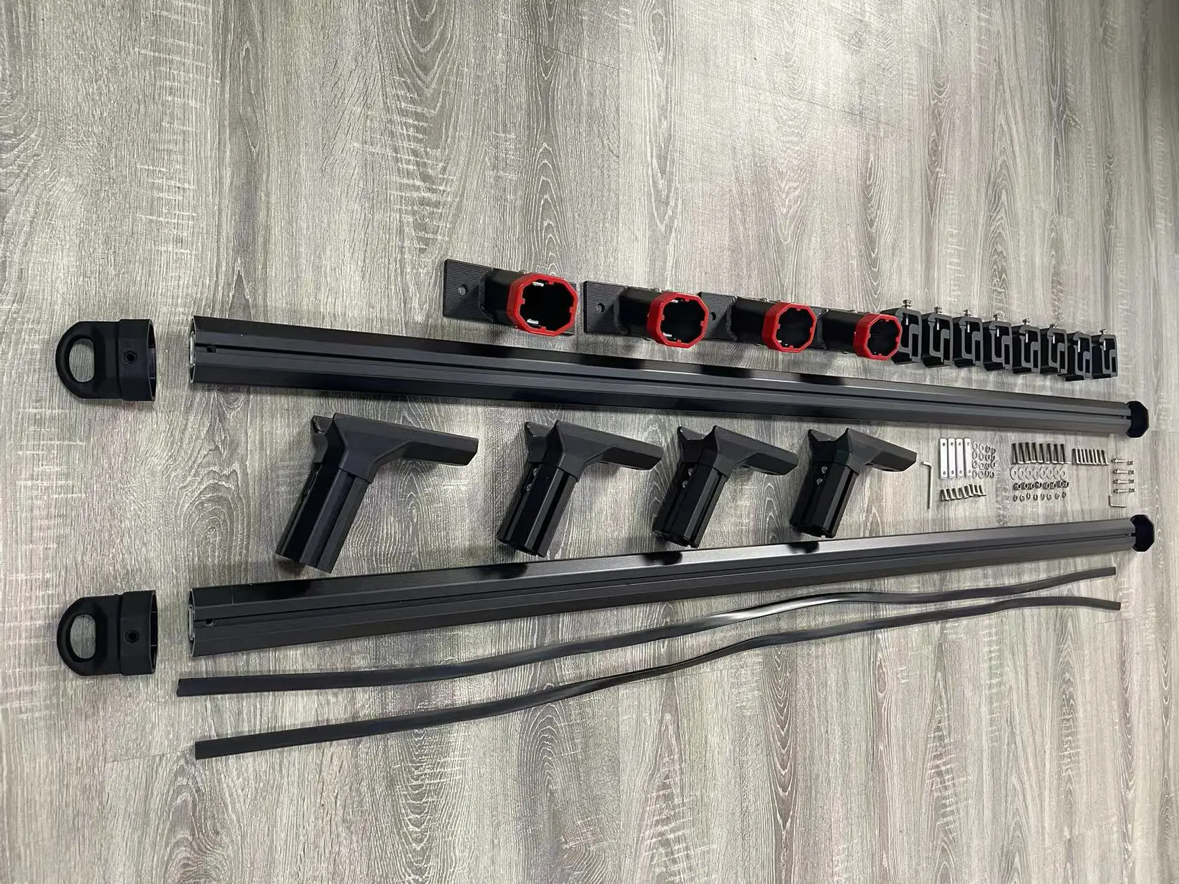 High Quality New Black Aluminum Roof Rack for Car and Pickup Truck Luggage Racks