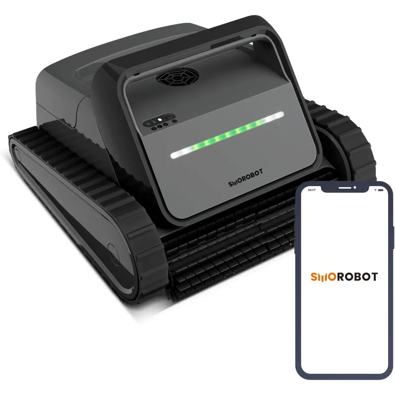 

SMOROBOT Pool Robot Vacuum for Inground Pools up to 3.5H Long Runtime –Stronger Suction Power up to 4800GPH