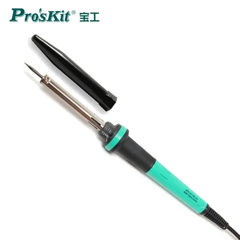 

Pro'skit 30W Outside Thermoelectric Soldering Iron 8PK-S118B-1 Resistant Oxide Long Life Electric Welding Pen With Heat Shroud