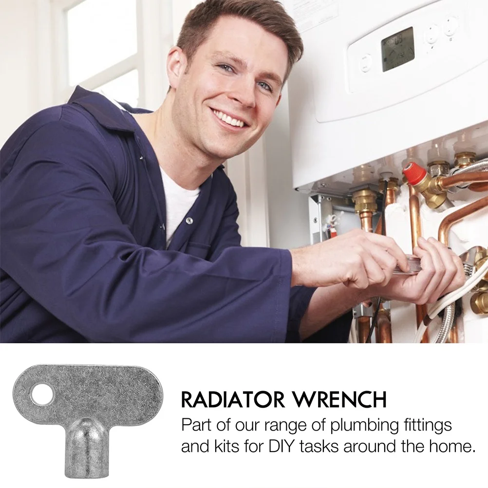 

2Pcs Radiator Air Vent Key Heavy Duty Plumbing Bleeding Tool for Old Radiator Efficient Replacement Utility Key with Comfort