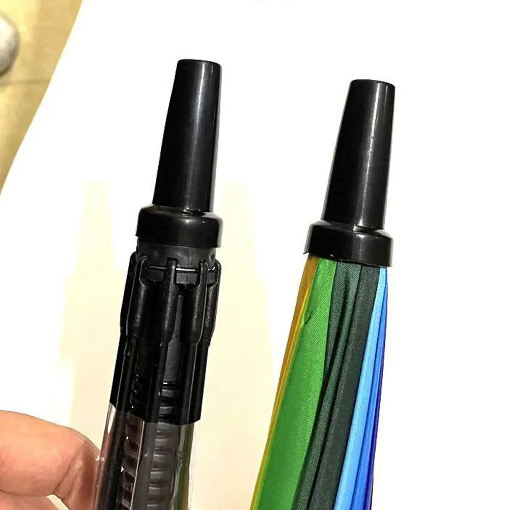 

3Pcs Umbrella Umbrella Tops Cover Hat Cover Tips Plastic Caps Sun Accessories Long H Repair Parts Protector Waterproof