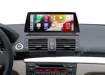 適用於BMW1系列E81 E82 E87 E88的10.25吋無線CarPlay Android Auto車載多媒體播放器,附視訊播放器、立體聲螢幕和Linux系統,支援Linux系統。 10 最佳銷售 BMW1系E82 CarPlay - №9