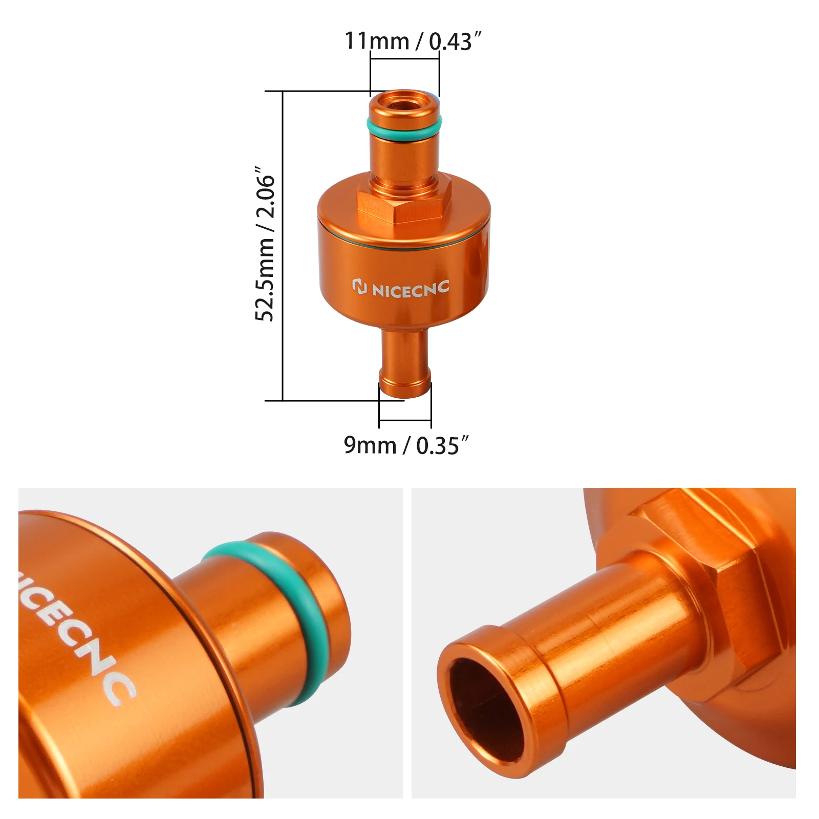 NICECNC For For KTM TPi EXC 300 250 XCW 2018-2023 Quick Disconnect Fuel Filter For Husqvarna TE 300i TE 250i GasGas EC 300 EC250
