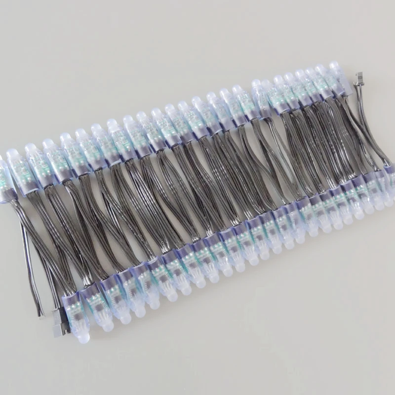 1000 stücke DC5V / DC12V WS2811 IC LED-Module String Licht 12MM Voll Farbe IP68 Im Freien Wasserdichte Werbung LED pixel modul