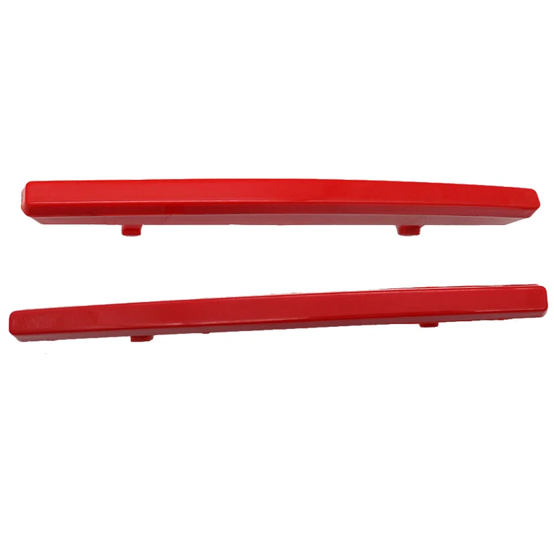 1 Pair Car Front Left Right Grille Insert Strip Trim Cover Fit For Dodge Ram 1500 2019 2020 2021 Red