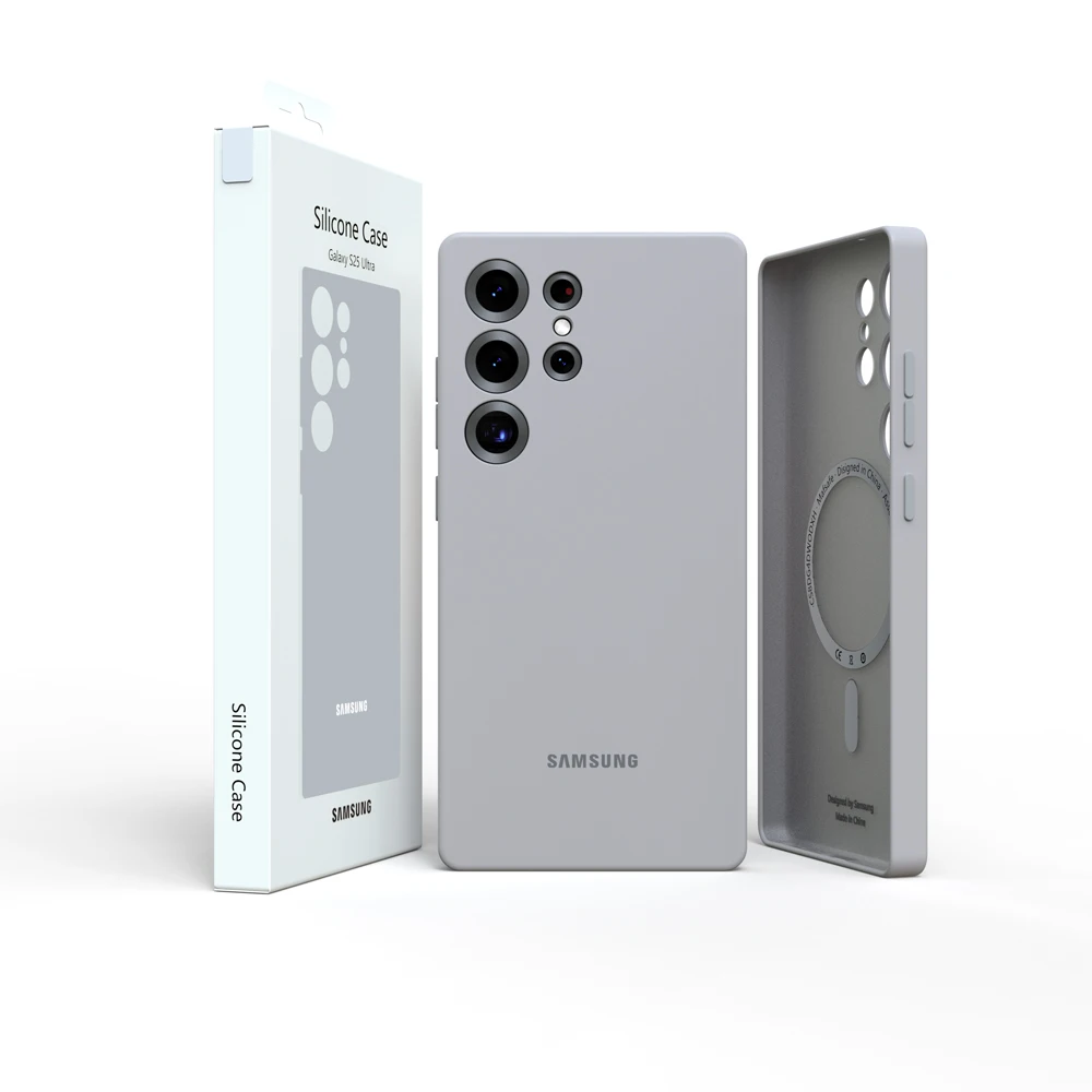 Oryginalne etui do Samsung Galaxy S25 Ultra S25Ultra, wysokiej jakości miękka silikonowa osłona, futerał ochronny i pudełko do Samsung Galaxy S25 U — zdjęcie produktu 6