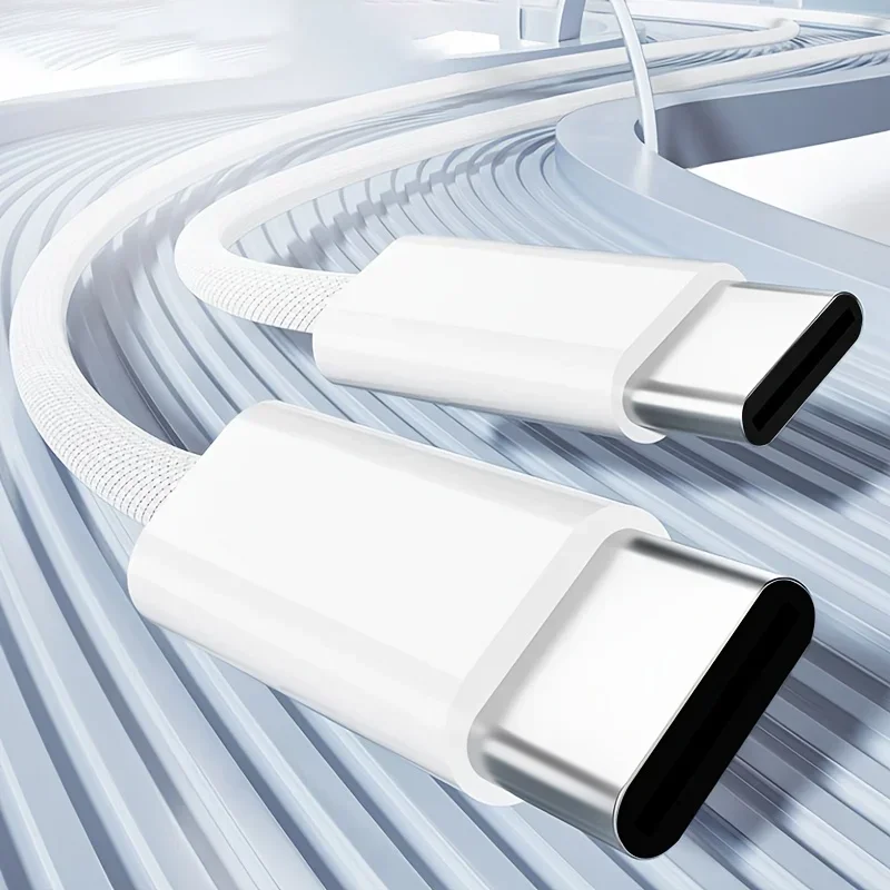 240W Fast Charge 6A USB-C Phones Chargers Cord C To C Type C Cable For iPhone Xiaomi Huawei Samsung Cellphone Accessories 1M/2M