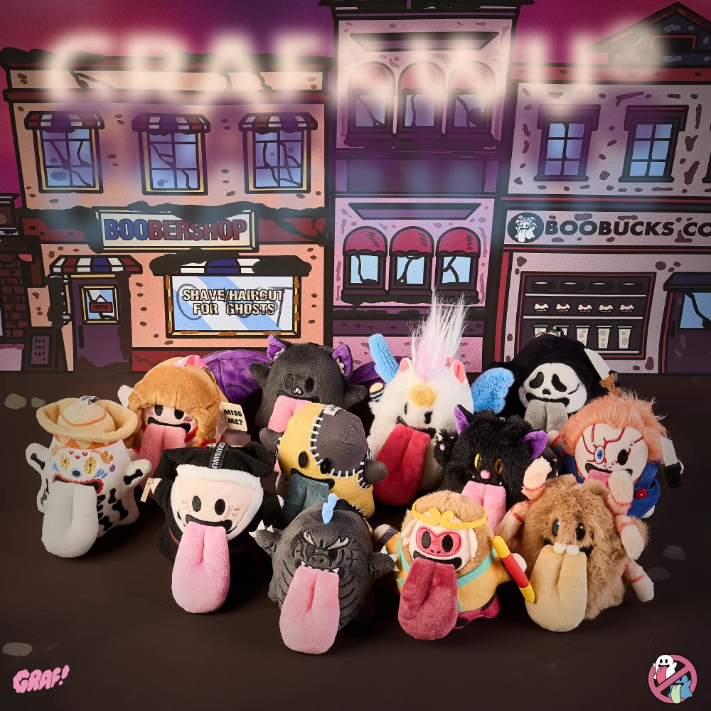 พวงกุญแจตุ๊กตาขนนุ่มรูปกราฟฟิกใหม่ สำหรับฮาโลวีนและฤดูหนาว ตุ๊กตาผีน่ารัก แขวนกระเป๋า ค้างคาว ยูนิคอร์น ของขวัญวันเกิดแบบกำหนดเองสำหรับฮาโลวีน