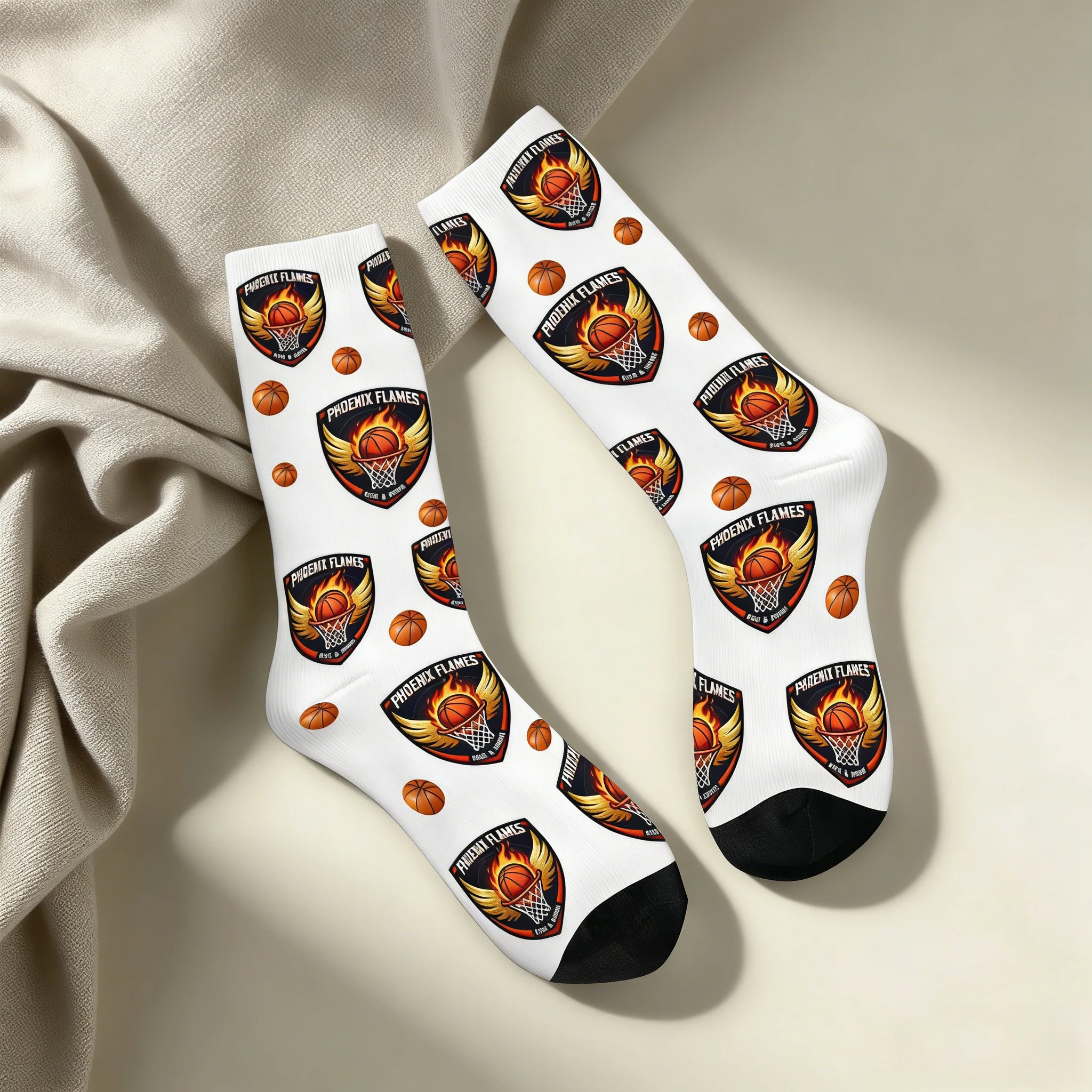 جوارب مخصصة بشعار الفريق المخصصة بشعار مخصص جوارب وجه مبتسم مناسبة كجوارب منقوشة لهدايا الكبار للأصدقاء أو fo #3