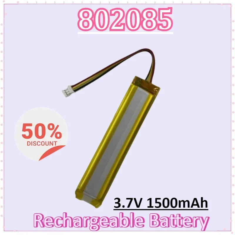 

802085 3.7V 1500mAh for Logitech K800 MX KEYS YR0073 533-000221 802085P 533-000177 533-000141 Keyboard Batteries