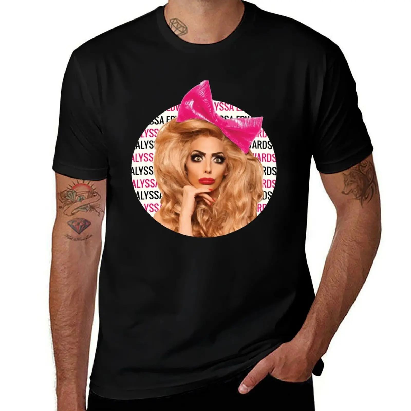 Alyssa Edwards T-Shirt Everyday Wear Basic Short Sleeve Top