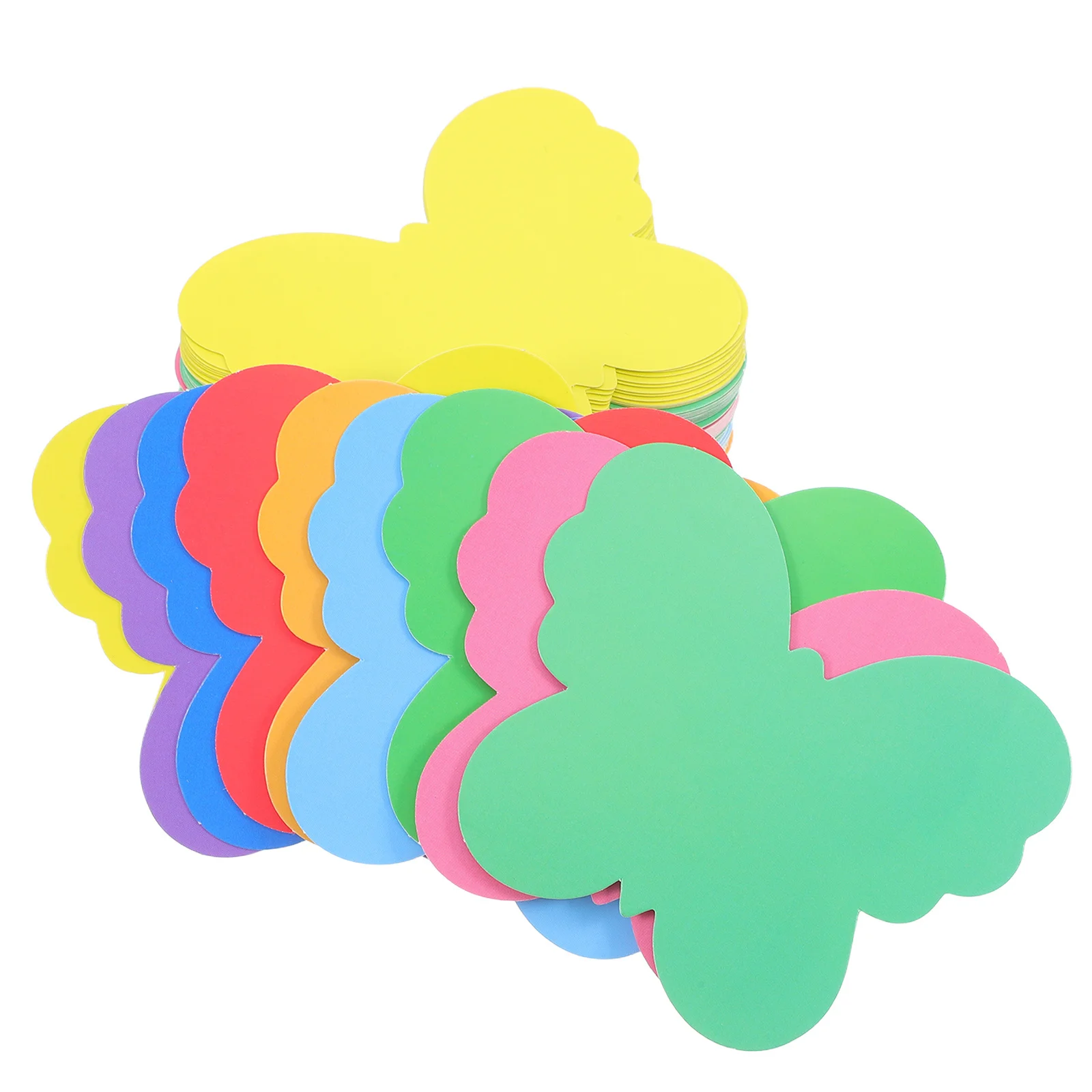 

108Pcs Bulletin Board Classroom Paper Cutouts Colorful Butterfly Shapes Decorative Wall Art DIY Crafts Wall Cutouts