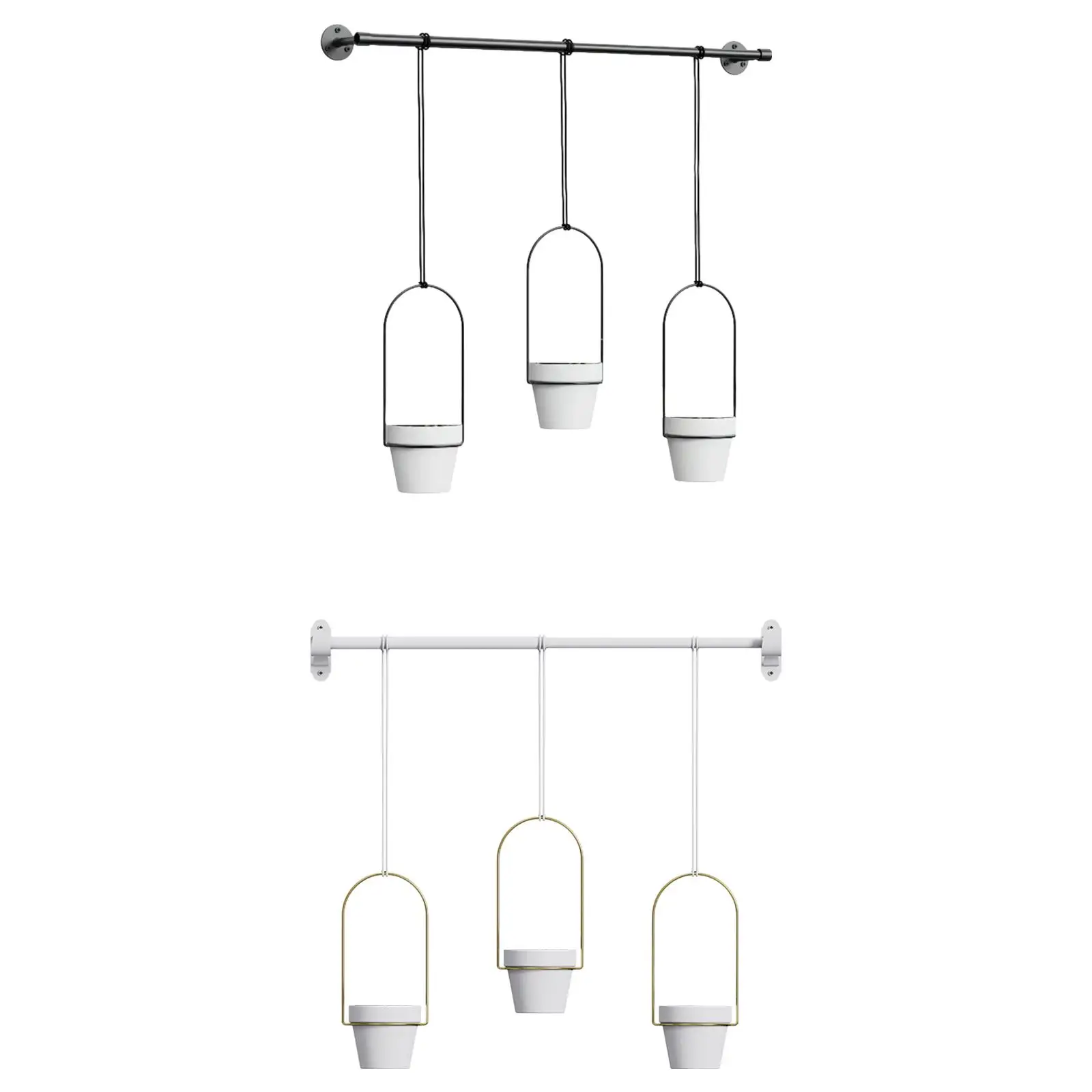 

Подвесные горшки Вешалки для растений Надежный держатель Простота в использовании Простота установки