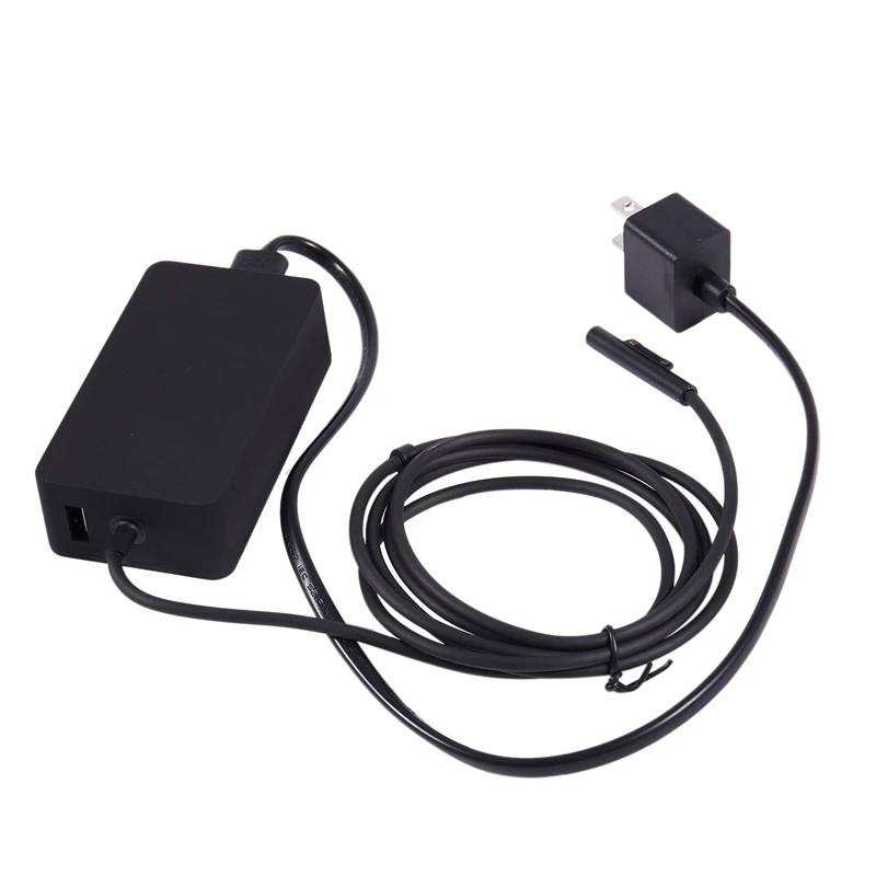 Power Adapter For Surface Pro4 Pro3 AC Adapter Charger 1625 1724 Power Cord 12V 2.58A 36W-US Plug