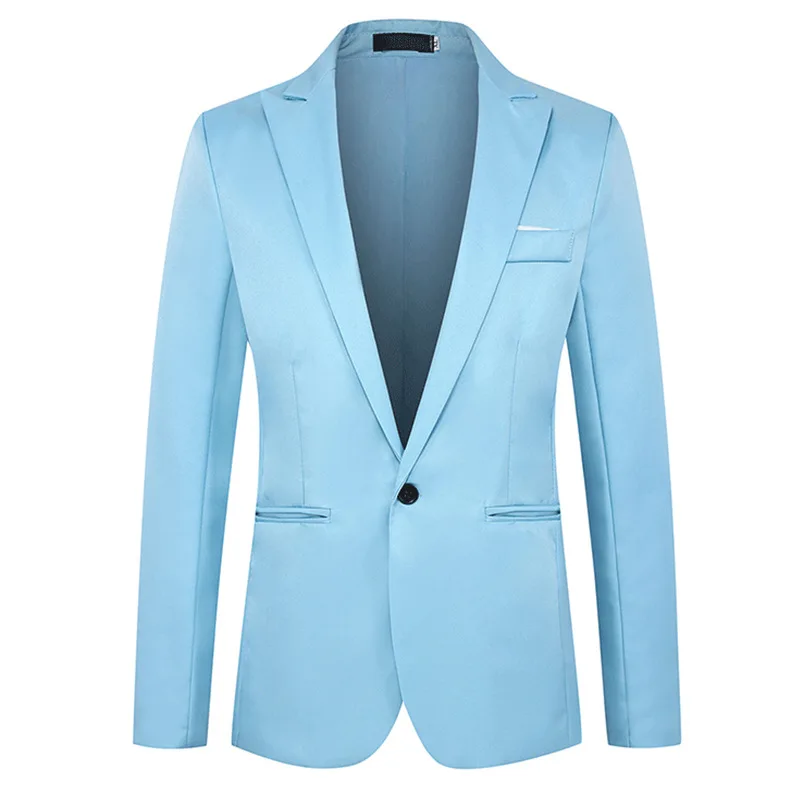 LM11618 Men's Korean Style Groom Suit Fitted Jacket