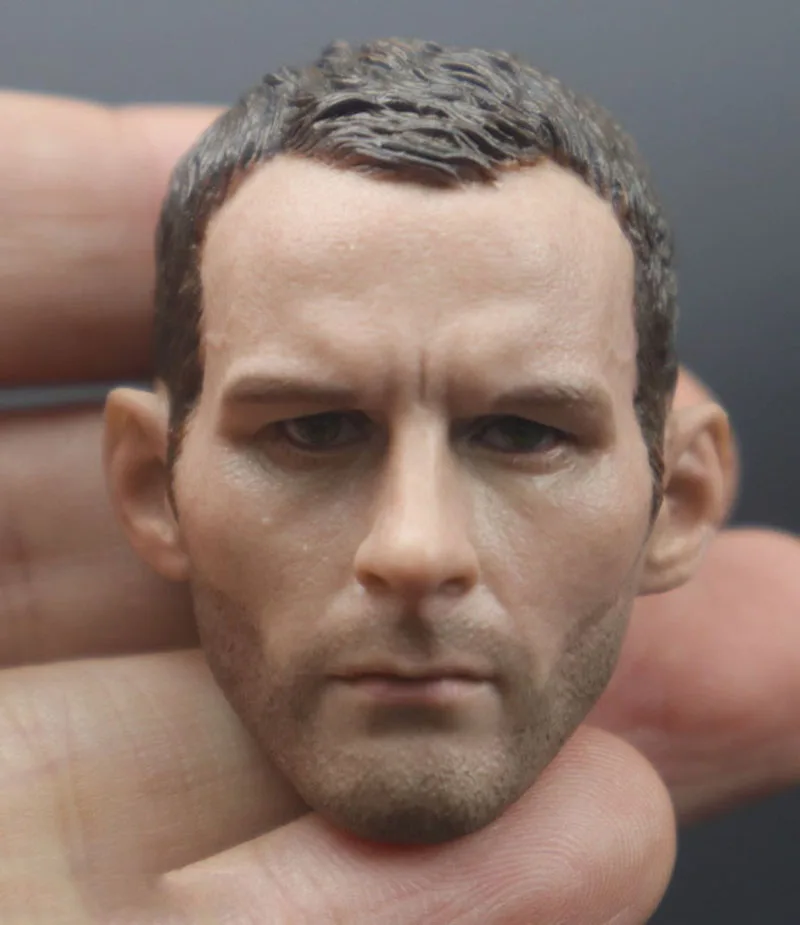 1/6 Football homme Guy Ryan joueur mâle tête sculpter sculpture ajustement 12 "figurine à collectionner bricolage