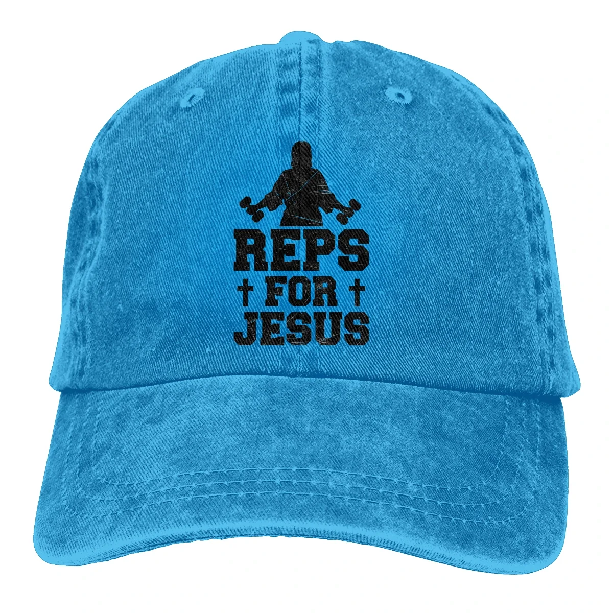 REPS FOR JESUS-Casquette de Baseball pour hommes, casquettes d'entraînement musculaire déchiré, couleurs femmes, été