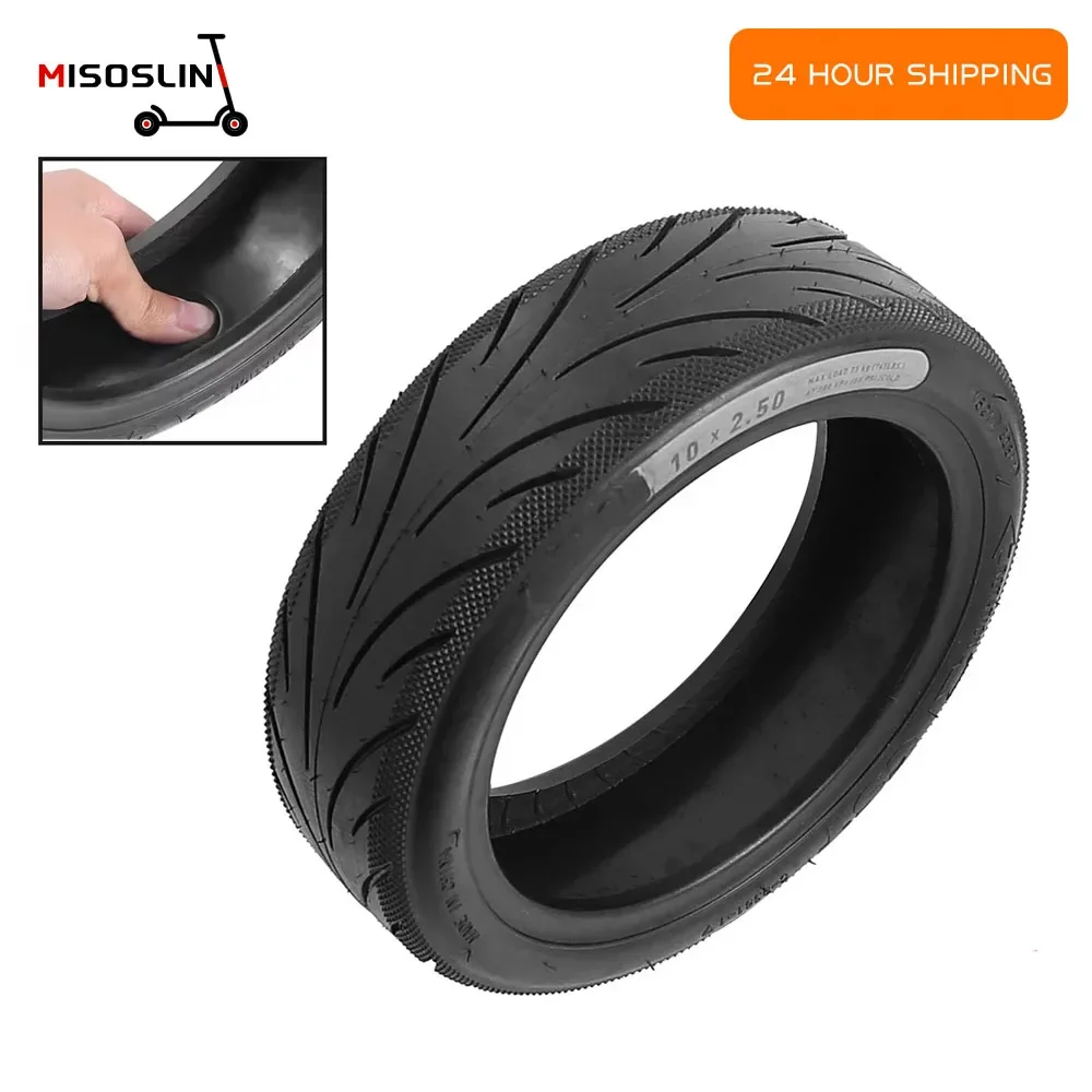 10x2.5 Jelly Tires For Segway Ninebot F2 F2Plus F2Pro F30D F40D KickScooter Wear Resistance Tubeless Tire Electric Scooter Parts