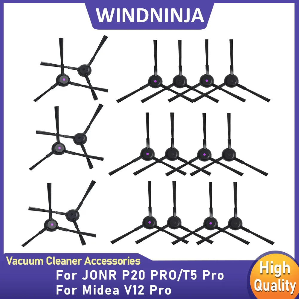 

For JONR P20 PRO/T5 Pro Sweeping Robot For Midea V12 Pro Robot Vacuum Cleaner Side Brush Accessories Brush Parts Replacement