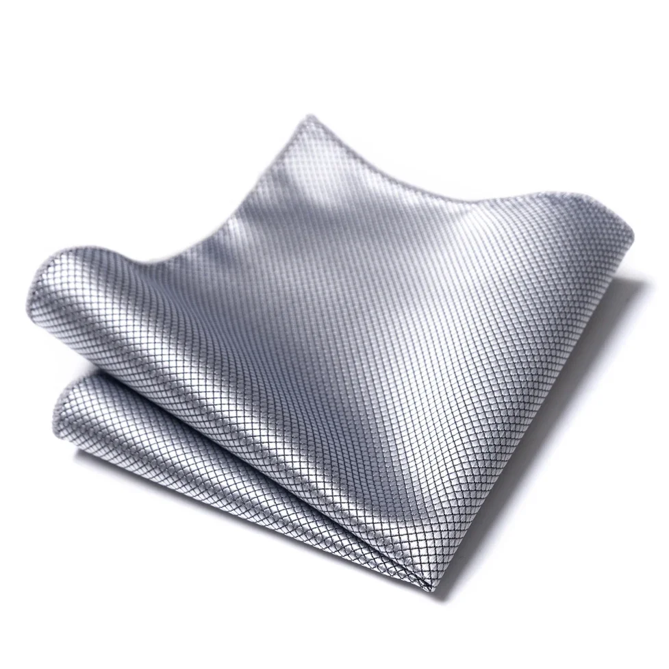 احدث اسلوب منديل رجل الأزهار الرمادية تناسب الأعمال عاشق يوم الجيب مربع المناديل البدلة اكسسوارات للرجال