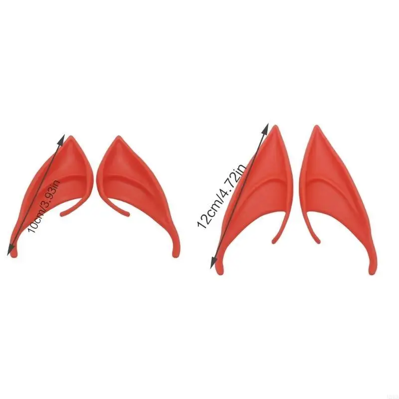 2025 New Fairy Ears Soft Latex Pointed Ears Tips Elf Ears Halloween Costume-Cosplay Gift