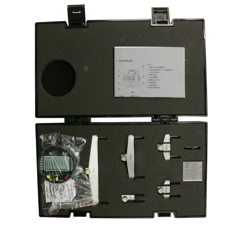 High Accuracy Digital Radius Gauge Digital Radius Indicator With Five Measuring Jaws