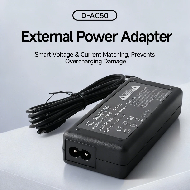 D-AC50 Replacement Adapter - 8.3V 2A Overload Protection for Pentax 645D/K10D/K20D
