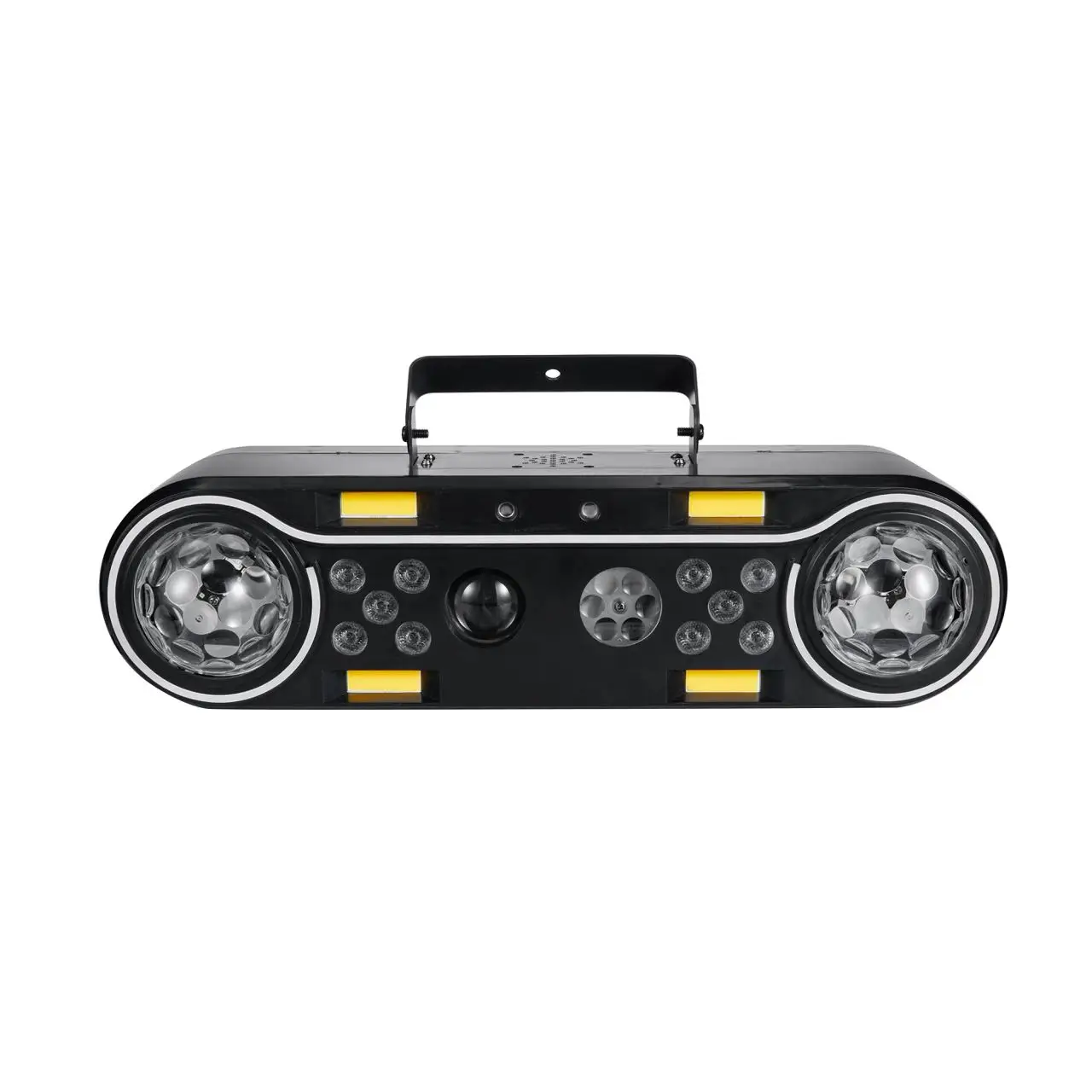 100W 8‑in‑1 Bracket Stage Lamp DMX512 DJ Light Magic Ball Pattern Tornado Strobe LED Strip Red Green Laser for Club Bar Party