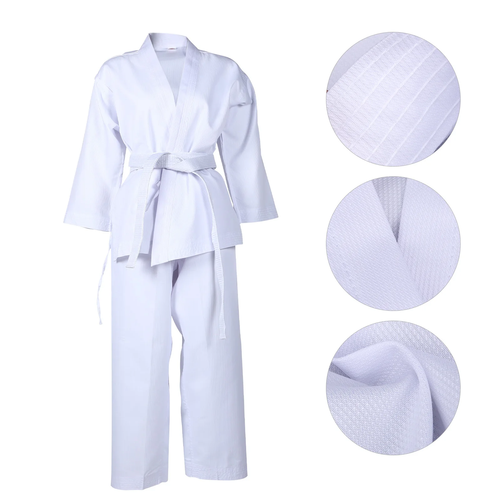 

Durable Karate Uniform for Adults Comfortable and Portable Training Clothes Unisex Suit for Daily Use and Competition