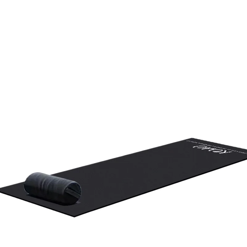 Sweat absorbing and mite proof PU leather yoga mat, anti slip and stain resistant silicone yoga mat, fitness exercise