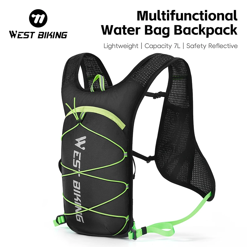 WEST BIKING Ultralight Bicycle Bag 7L Sports Outdoor Hydration Backpack Climbing Hiking Pouch MTB Road Bike Cycling Bag