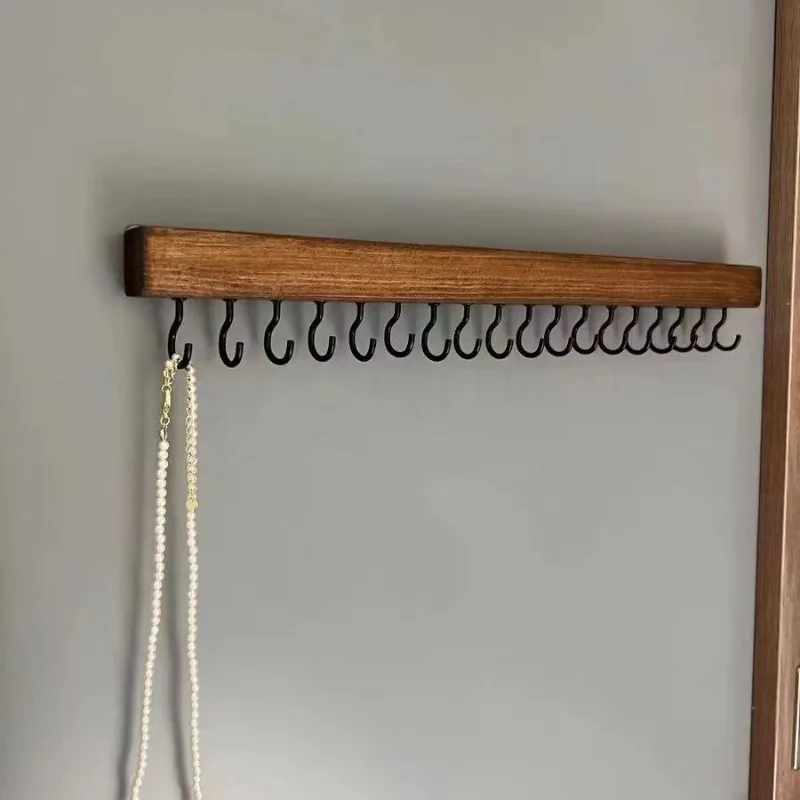 Decorative hanging rack no drilling Necklace bracelet Ear accessory hanger storage Display rack jewelry bracket neatly organized
