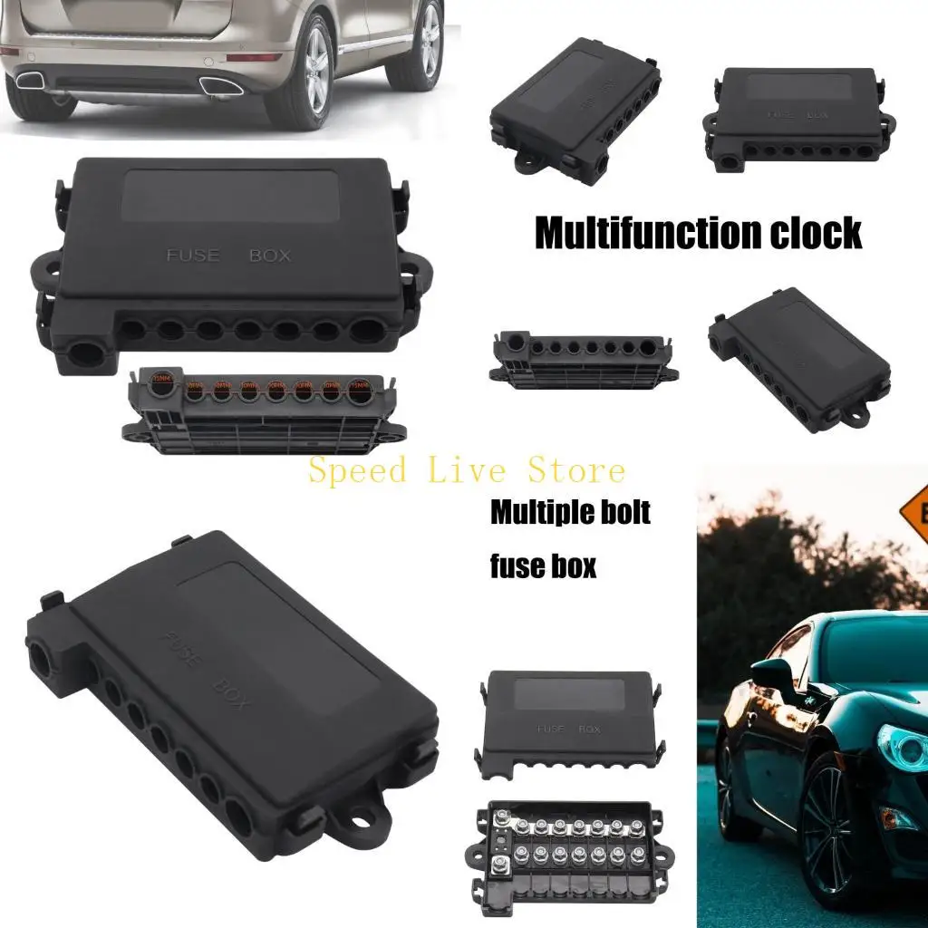 

547c Car Boat Fuses держатель коробки с 7 способами предохранителя блока держателя DC70V распределение питания