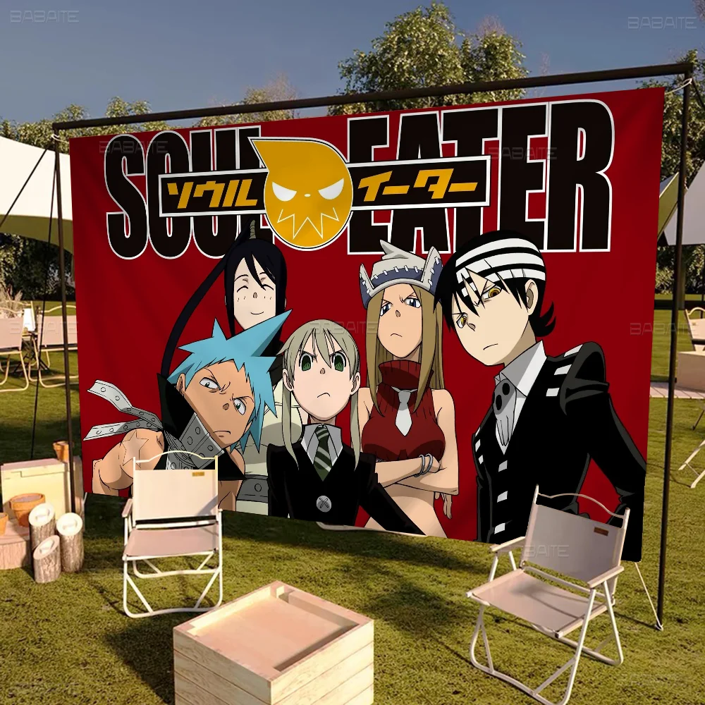 Anime Soul Eater Advanced Printing Commercial Advertising Flag Company Party Banner