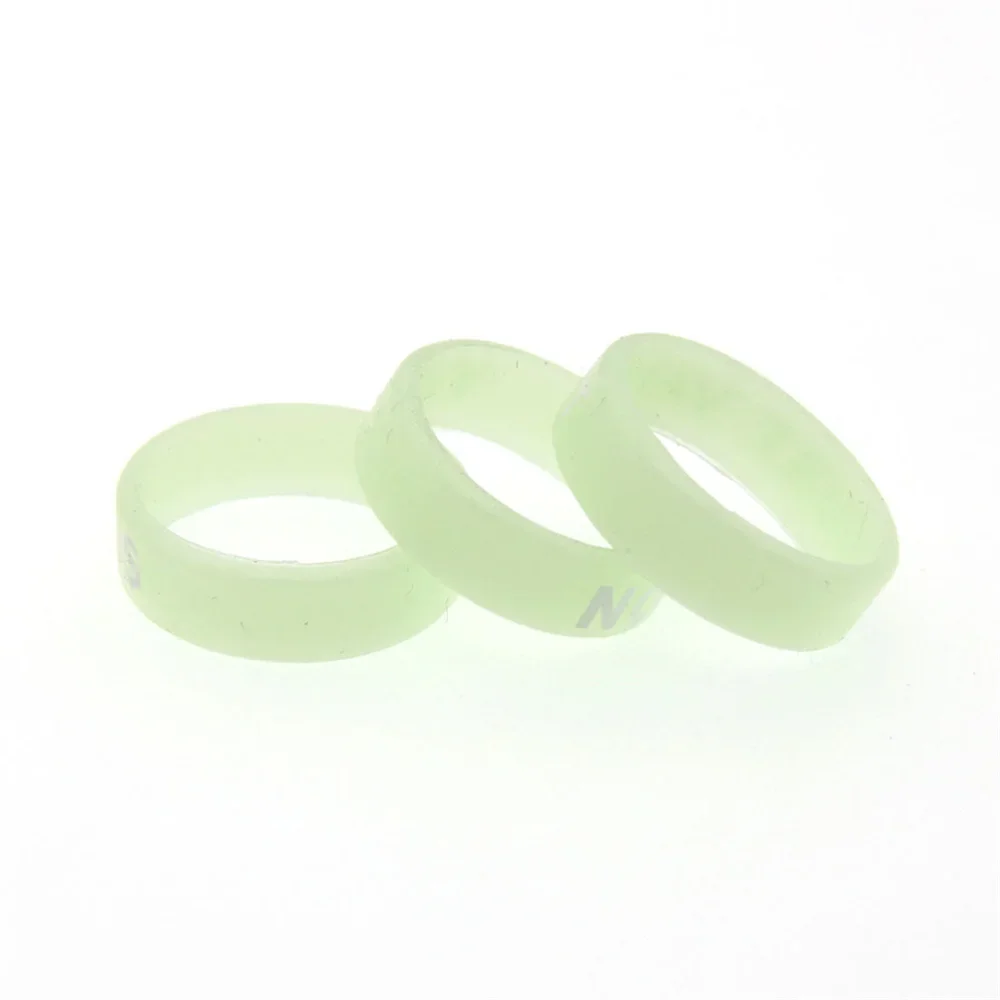 22MM luminous circle fluorescent silicone anti-skid ring decorative ring phosphor ring