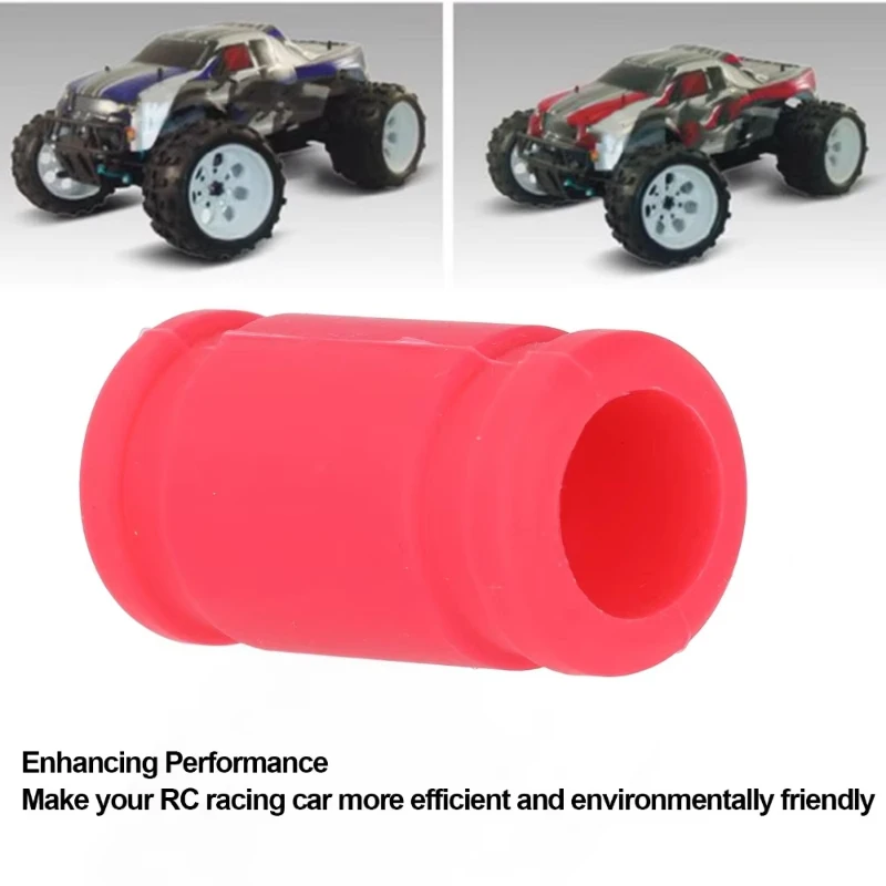 1pcs Durable Silicone Exhaust Pipe for HSP 1/8 Nitro RC Car 85788 Replacement Part Compatible with 94885 94762